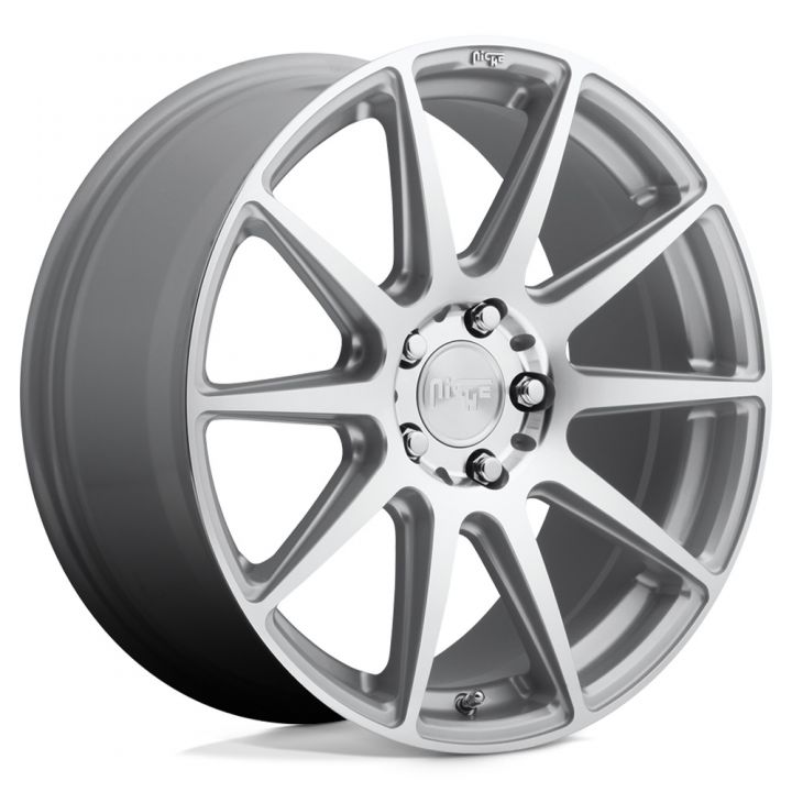 Niche Wheels<br>Essen Gloss Silver Machined (19x8.5)